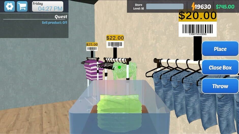 Скриншот 2 из Clothing Store Simulator
