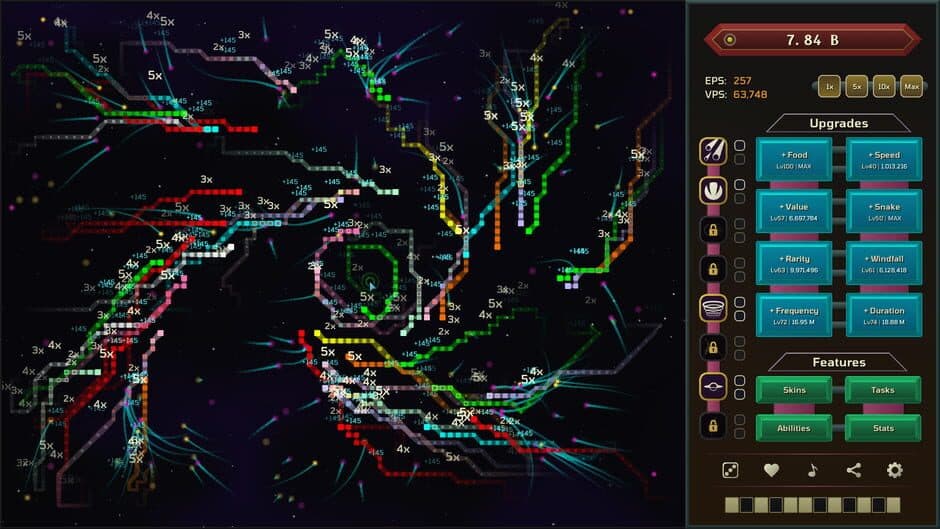 Скриншот 1 из Auto Snakes in Outer Space