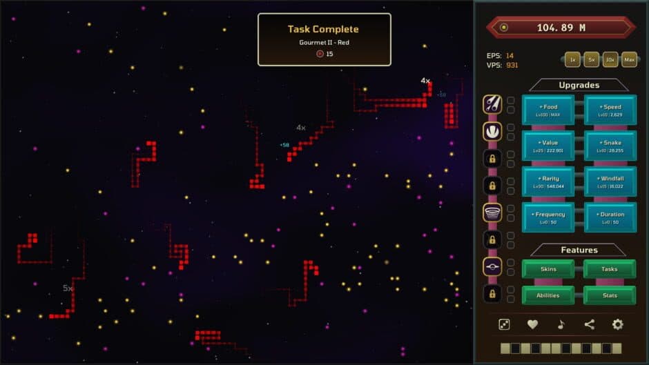 Скриншот 5 из Auto Snakes in Outer Space