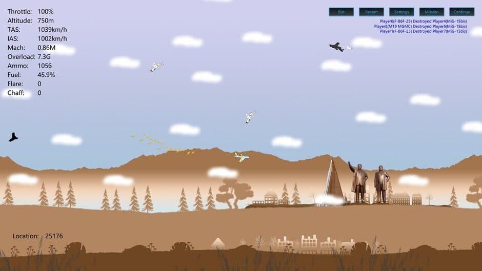 Скриншот 1 из 2D Dogfight