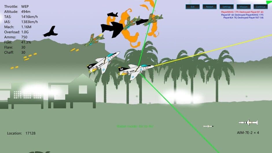 Скриншот 2 из 2D Dogfight