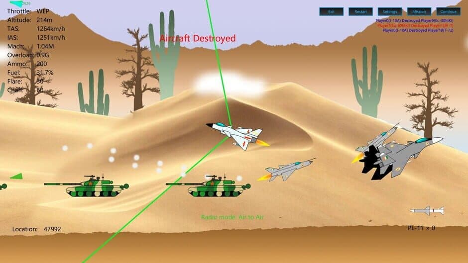 Скриншот 3 из 2D Dogfight