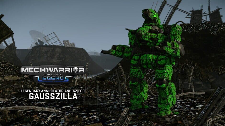 Скриншот 1 из MechWarrior Online: Gausszilla Legendary Mech Pack