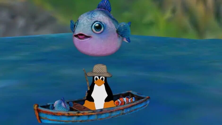 Скриншот 2 из Tux Fishing