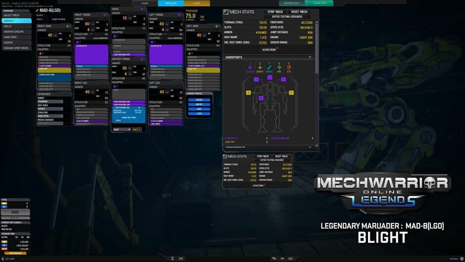 Скриншот 3 из MechWarrior Online: Blight Legendary Mech Pack