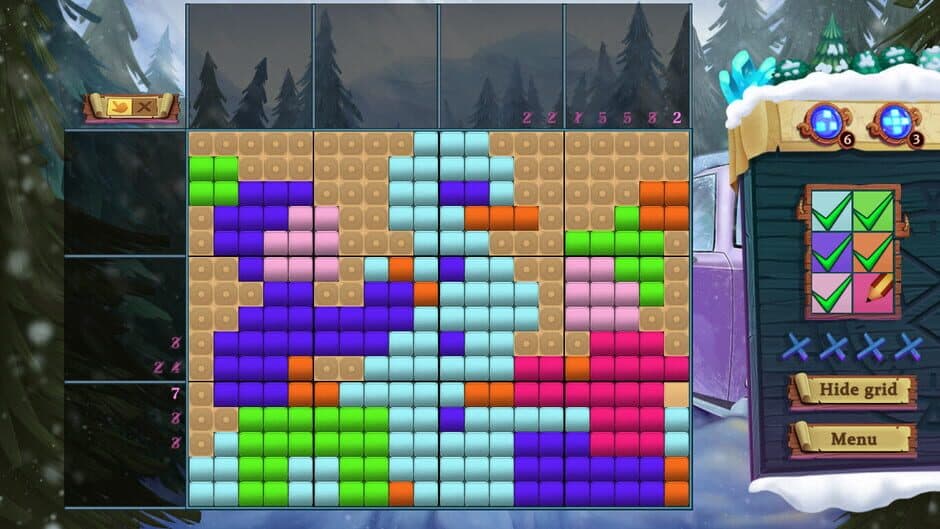 Скриншот 1 из Adventure Mosaics: Winter Holidays