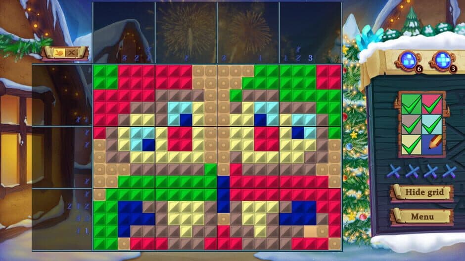Скриншот 6 из Adventure Mosaics: Winter Holidays