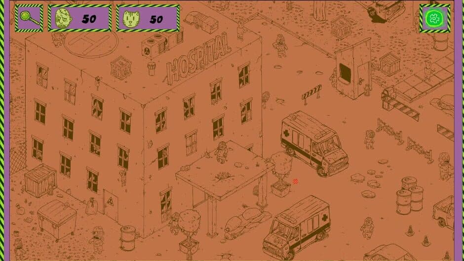 Скриншот 2 из Hidden Cats vs Zombies