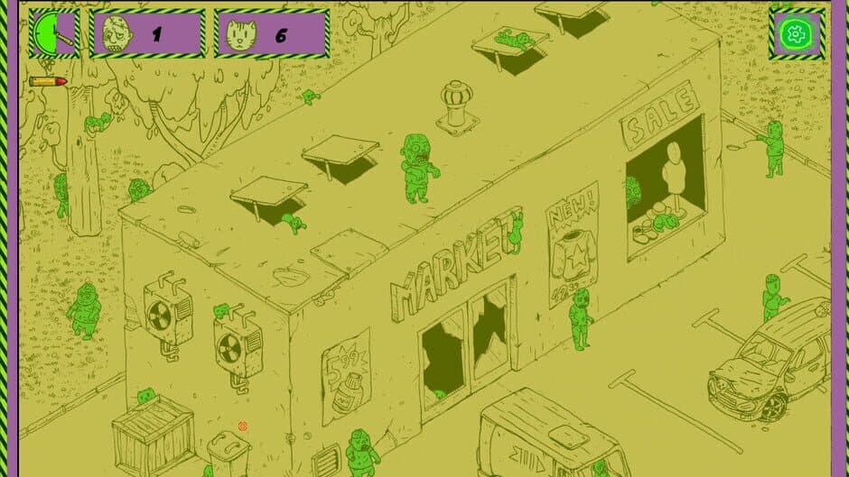 Скриншот 4 из Hidden Cats vs Zombies