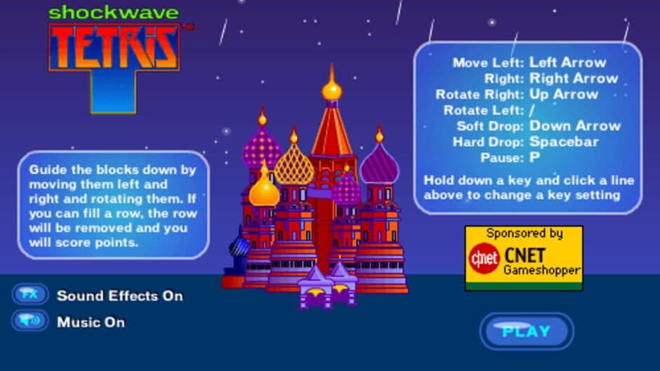 Скриншот 1 из Shockwave Tetris
