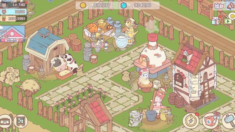 Скриншот 2 из Cats & Soup: Fluffy Town