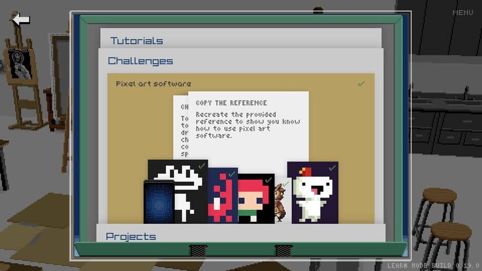 Скриншот 12 из Pixel Art Academy: Learn Mode