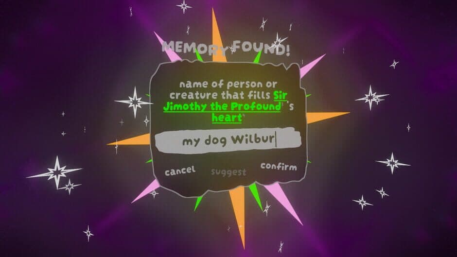 Скриншот 2 из Nick's Recursive Videogame About Deciphering Word Puzzles to Discover Your Identity and Redefine the Universe!