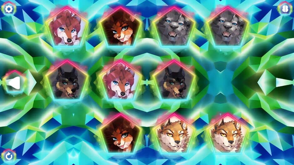 Скриншот 1 из Poly Memory: Furries 2
