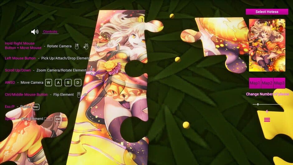 Скриншот 6 из Anime Fantasy Jigsaw Puzzle 3D