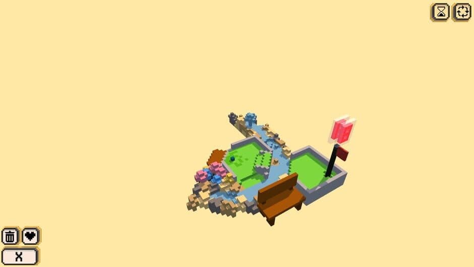 Скриншот 2 из Coloring Voxels: Crazy Golf Pack