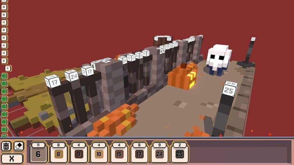 Скриншот 1 из Coloring Voxels: Halloween Pack