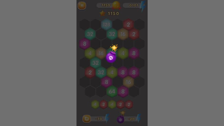 Скриншот 1 из HexaMerge 2048