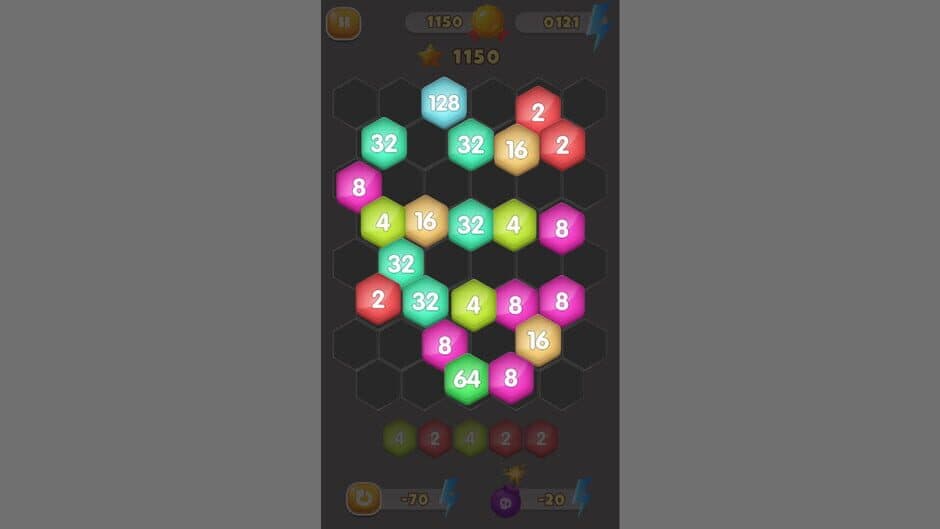 Скриншот 2 из HexaMerge 2048