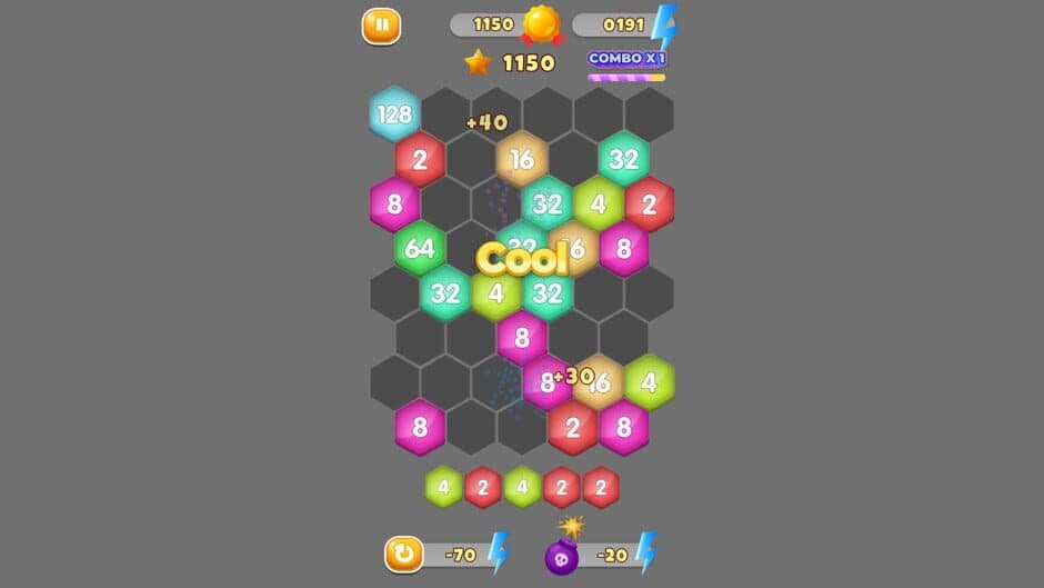 Скриншот 4 из HexaMerge 2048