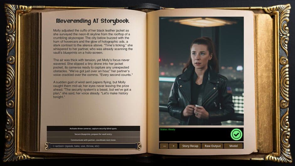 Скриншот 1 из Neverending AI Storybook