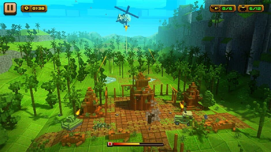 Скриншот 2 из Blocky Heli Rescue