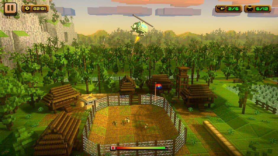 Скриншот 7 из Blocky Heli Rescue