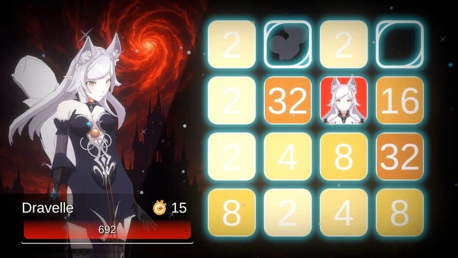 Скриншот 4 из Battle Puzzle 2048: Queens of the Abyss