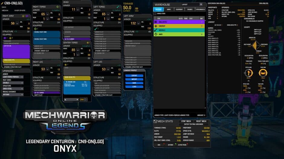 Скриншот 1 из MechWarrior Online: Onyx Legendary Mech Pack