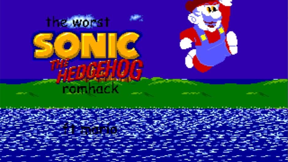 Скриншот 1 из The Worst Sonic the Hedgehog Romhack (Featuring Mario)