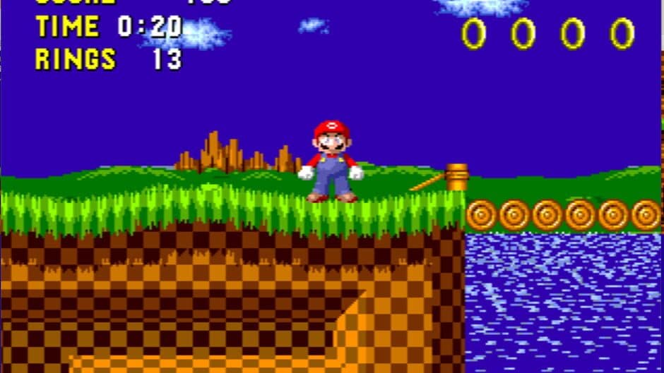 Скриншот 2 из The Worst Sonic the Hedgehog Romhack (Featuring Mario)