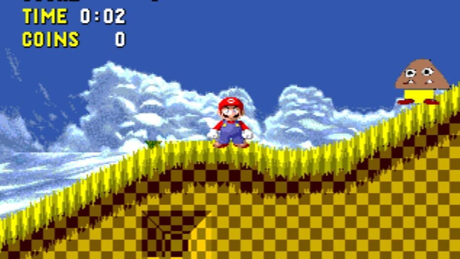 Скриншот 1 из The Worst Sonic the Hedgehog Romhack (Featuring Mario) 2