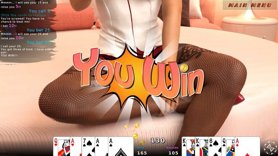 Скриншот 4 из Spicy Strip Poker