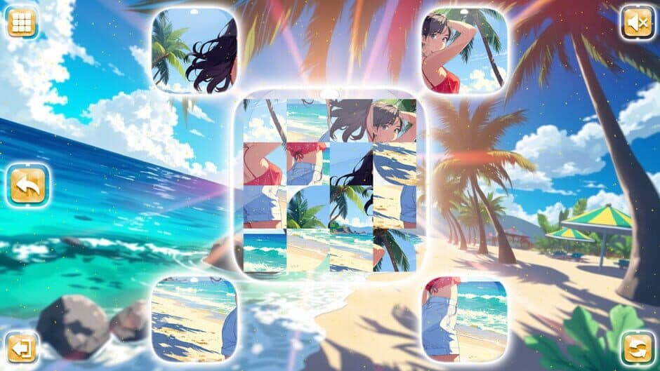 Скриншот 4 из Lovely Anime Puzzle: Summer