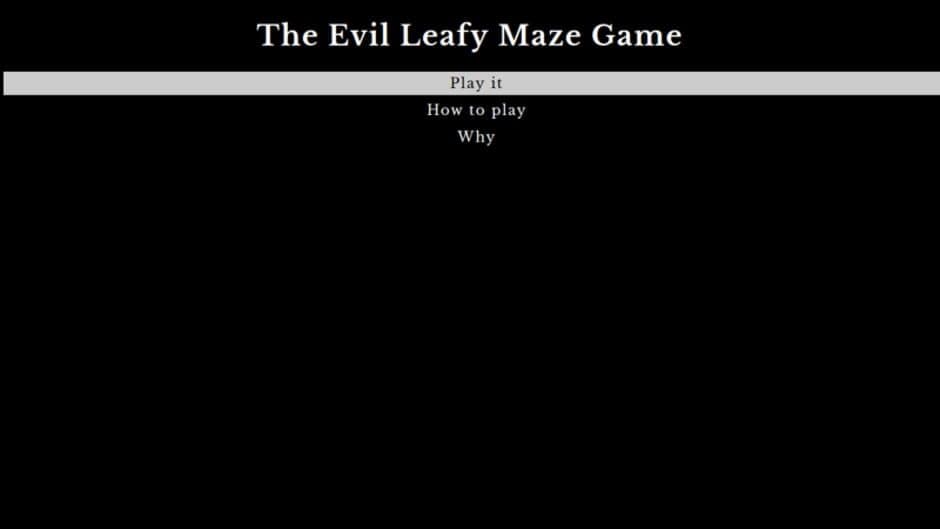 Скриншот 4 из The Evil Leafy Maze Game