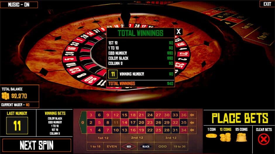 Скриншот 1 из Roulette Simulator 2