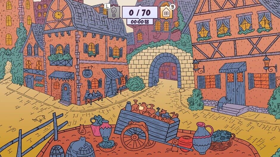Скриншот 4 из Cats Visiting Cozy Town