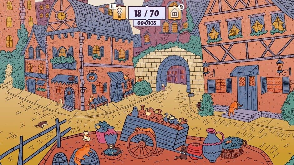 Скриншот 5 из Cats Visiting Cozy Town