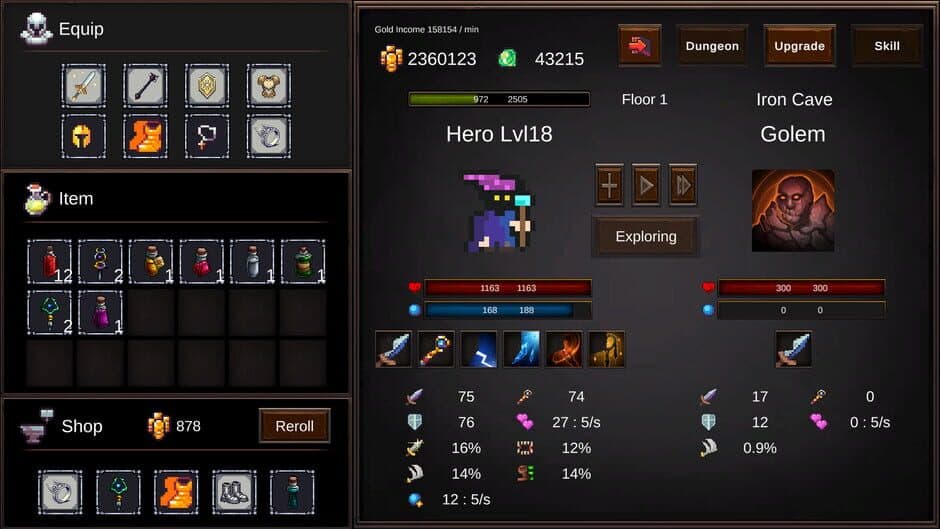 Скриншот 3 из Magic Hero Incremental