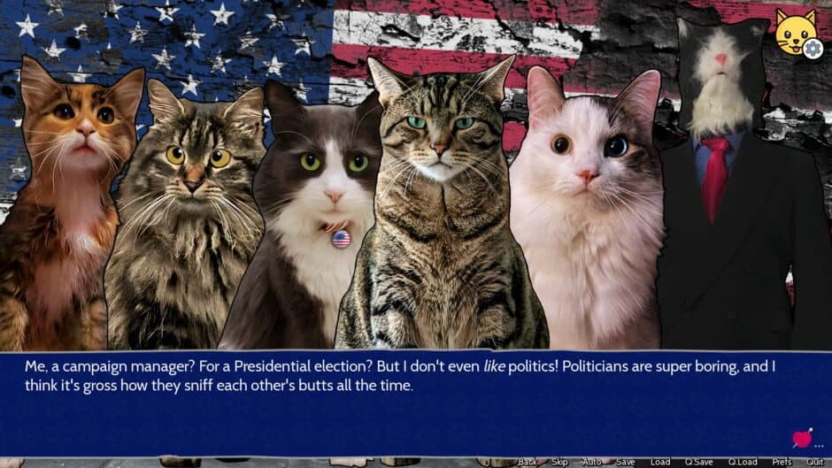 Скриншот 1 из Cat President: 3rd-Rate Candidate