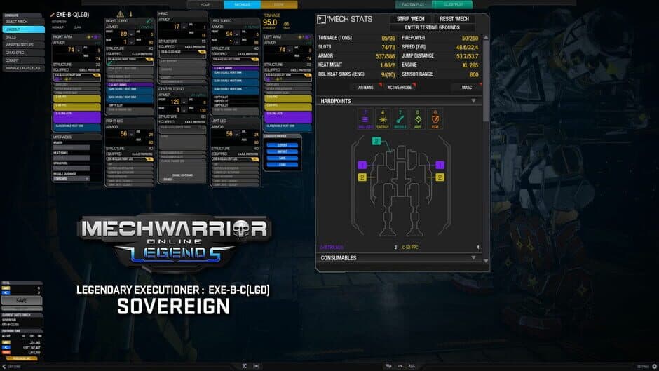 Скриншот 3 из MechWarrior Online: Sovereign Legendary Mech Pack