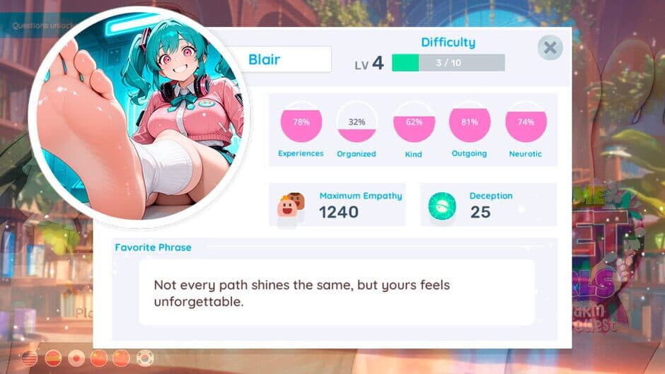 Скриншот 4 из Anime Feet Girls: The Charm Finder Quest