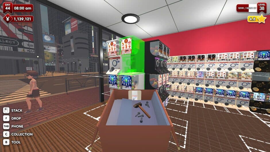 Скриншот 1 из Gacha Capsule Shop Simulator: Akihabara