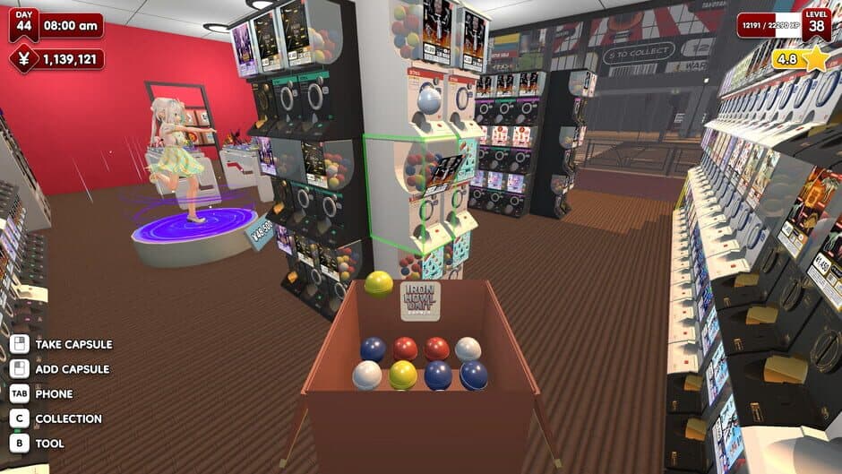 Скриншот 12 из Gacha Capsule Shop Simulator: Akihabara