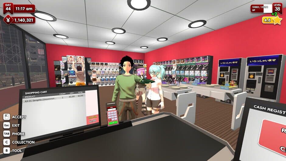 Скриншот 3 из Gacha Capsule Shop Simulator: Akihabara