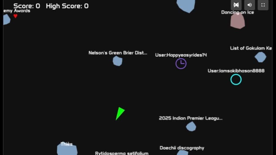 Скриншот 1 из WikiAsteroids