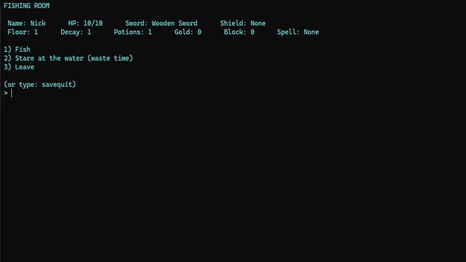 Скриншот 4 из Nick's Text Adventure
