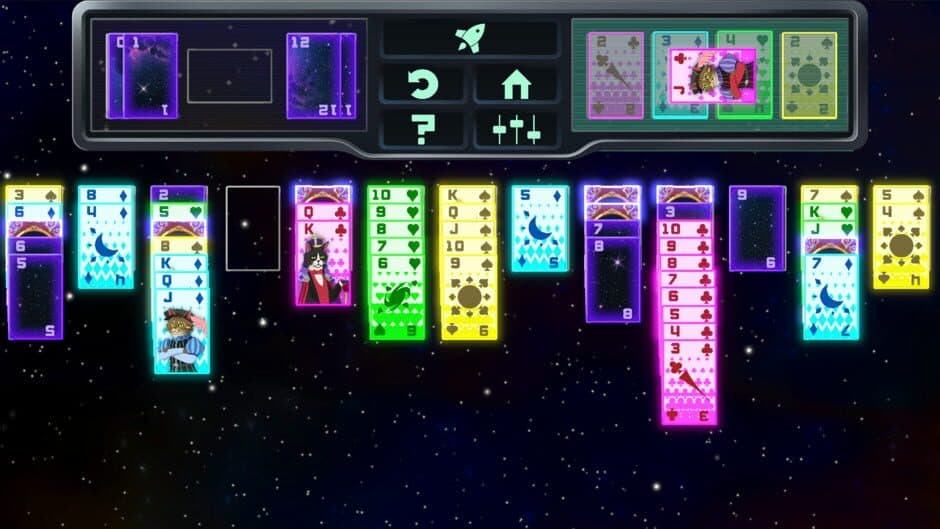 Скриншот 1 из Space Cat Solitaire