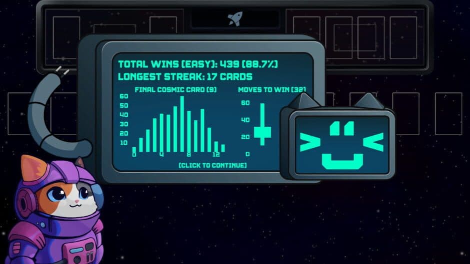 Скриншот 2 из Space Cat Solitaire