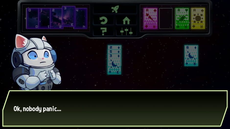 Скриншот 4 из Space Cat Solitaire